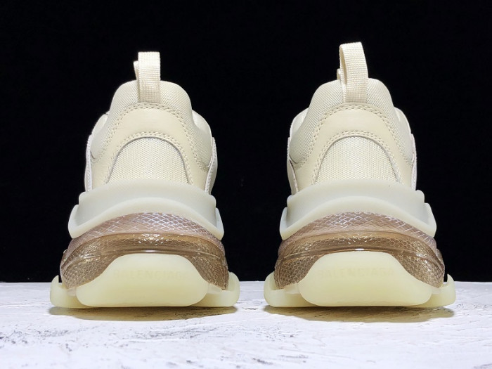 BLCG Triple S Clear Sole Beige 541624 W09O1 9005 - CCSHOES