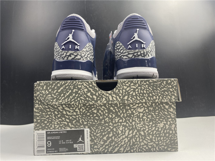 AIR JORDAN 3 “MIDNIGHT NAVY”CT8532-401 - CCSHOES