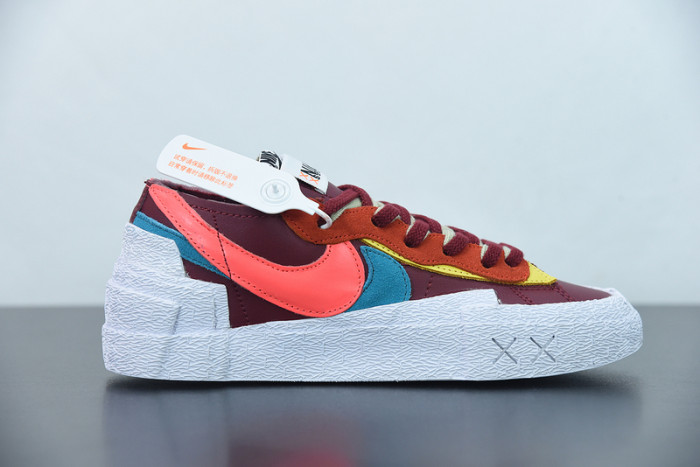 Nike Blazer Low sacai KAWS Red DM7901-600 - CCSHOES