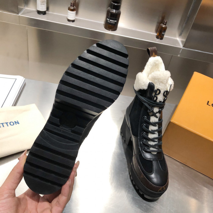 LOUS VUITON LAUREATE PLATFORM DESERT BOOT - CCSHOES