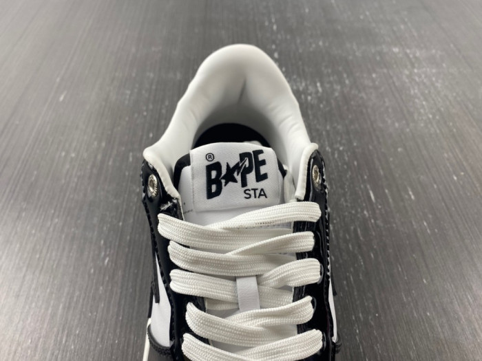 A BATHING APE BAPE STA LOW BLACK 1H70191001 - CCSHOES