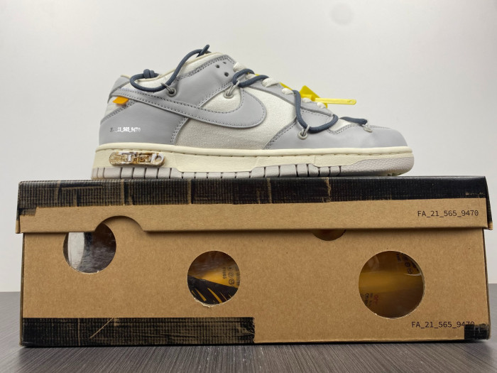 Nike Dunk Low Off-White Lot 41 DM1602-105 - CCSHOES