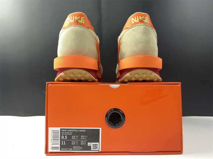 Nike LDWaffle CLOT sacai Net Orange Blaze DH1347-100 - CCSHOES