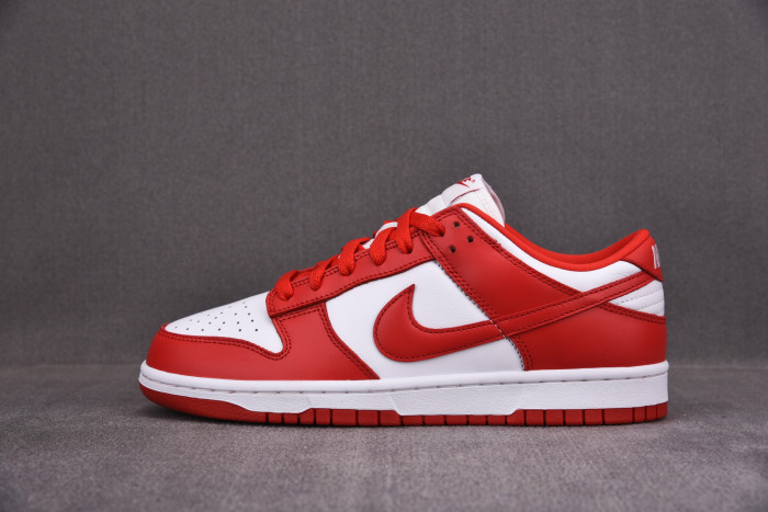 NIKE DUNK LOW UNIVERSITY RED WHITE CU1727-100 - CCSHOES