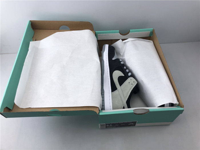 Nike Sb Zoom Dunk Low Pro Black/Wolf Grey-White-White 854866-001 - CCSHOES