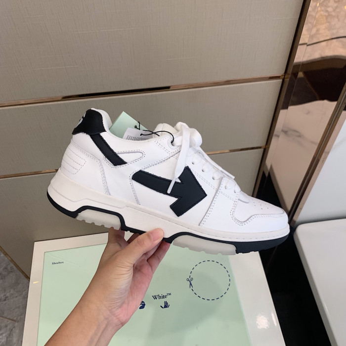 OFF WHITE™ C/O VIRGIL ABLOH OUT OF OFFICE LOW-TOP LEATHER SNEAKERS "OOO" - CCSHOES