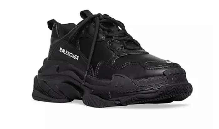 BLCG TRIPLE S BLACK SNEAKER - CCSHOES