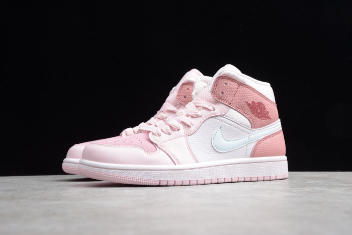 Air Jordan 1 Mid Digital Pink CW5379-600 - CCSHOES