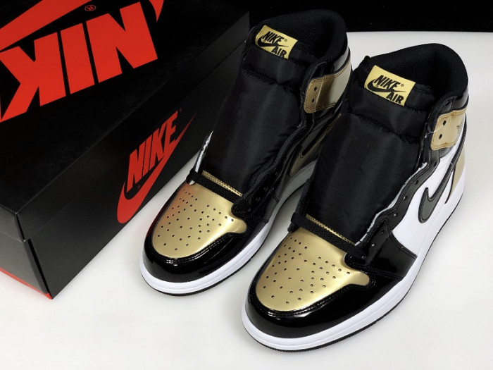 Air Jordan 1 Retro High Glod Toe 861428-007 - CCSHOES