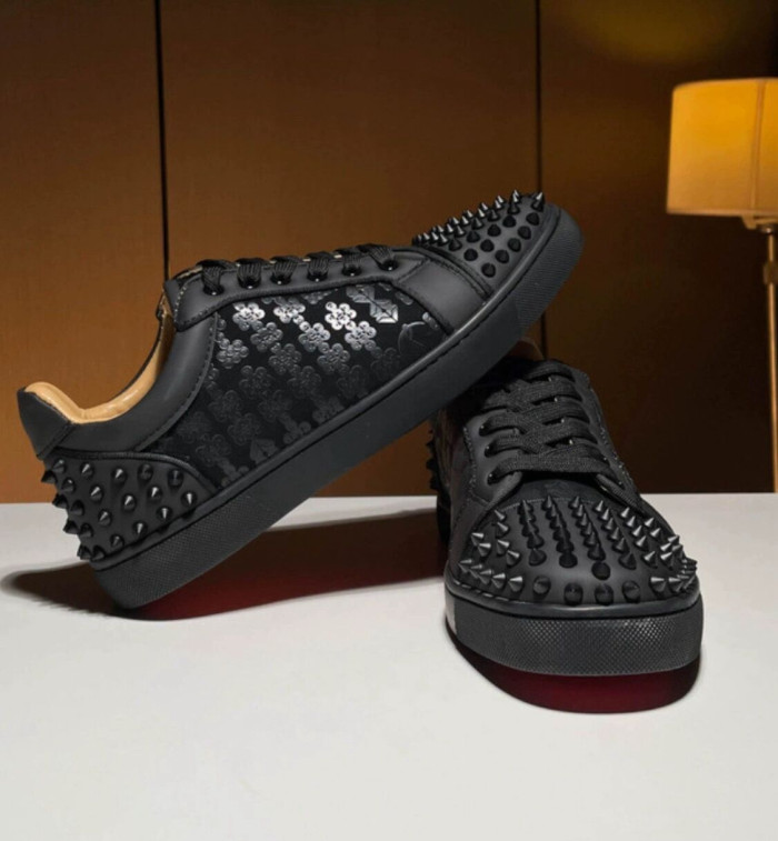 Christian Louboutin Louis Junior Spikes - CCSHOES