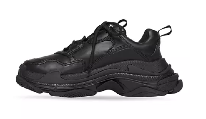 BLCG TRIPLE S BLACK SNEAKER - CCSHOES