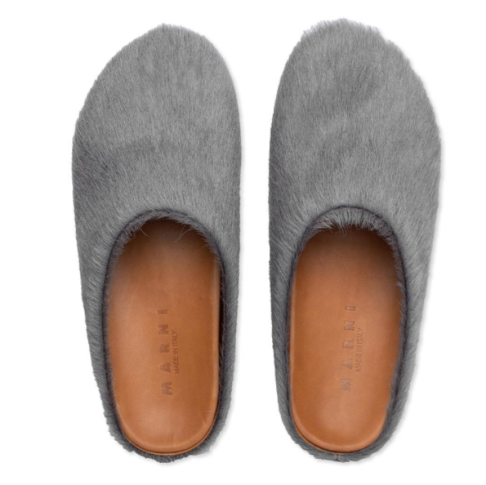 Fussbet Sabot calf-hair slippers - CCSHOES