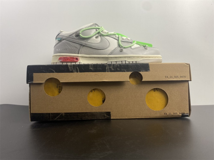 Off-White x Dunk Low 'Lot 07 of 50' DM1602-108 - CCSHOES