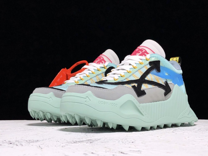 OFF-WHITE C/O ODSY-1000 SNEAKER GREEN - CCSHOES