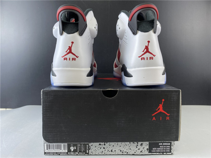 AIR JORDAN 6 RETRO 'CARMINE' 2014 384664-160 - CCSHOES