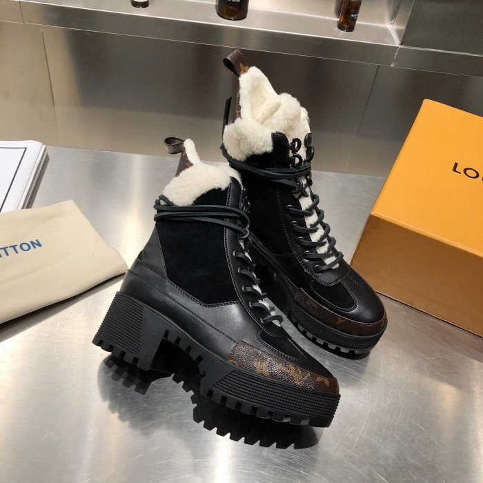 LOUS VUITON LAUREATE PLATFORM DESERT BOOT - CCSHOES