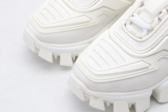 PRAD CLOUDBUST THUNDER KNIT WHITE - CCSHOES