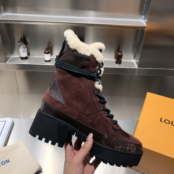 LOUS VUITON LAUREATE PLATFORM DESERT BOOT - CCSHOES