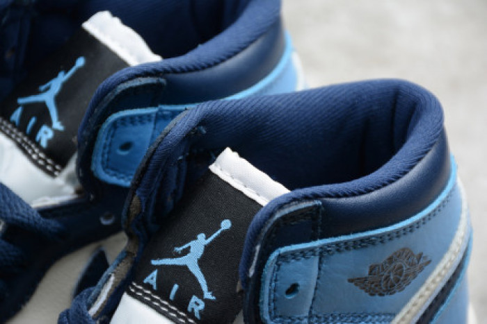 KIDS AIR JORDAN 1 OBSIDIAN UNIVERSITY BLUE (555088-140) - CCSHOES