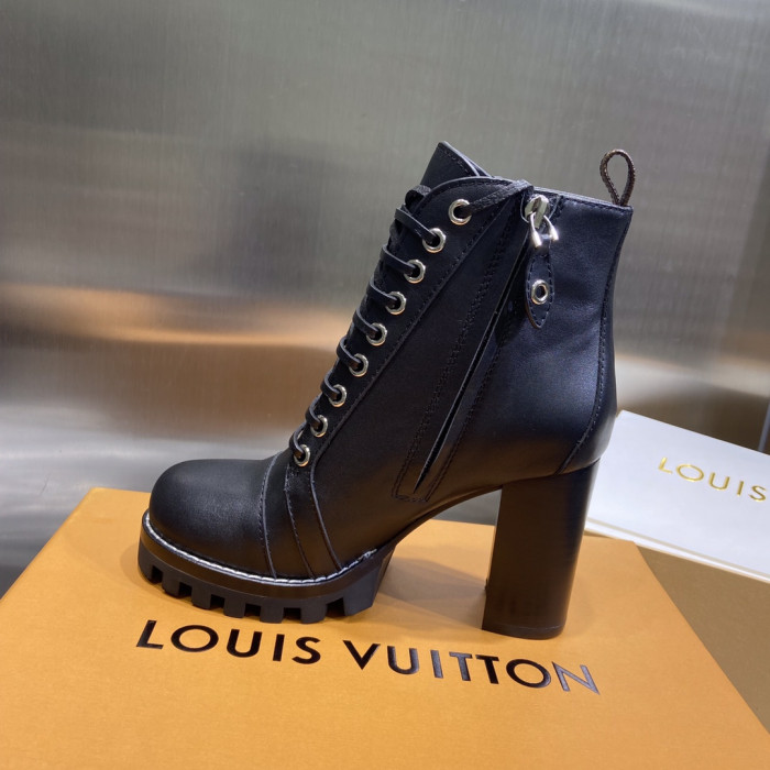 LOUS VUITON BROWN STAR TRAIL ANKLE BOOTS - CCSHOES