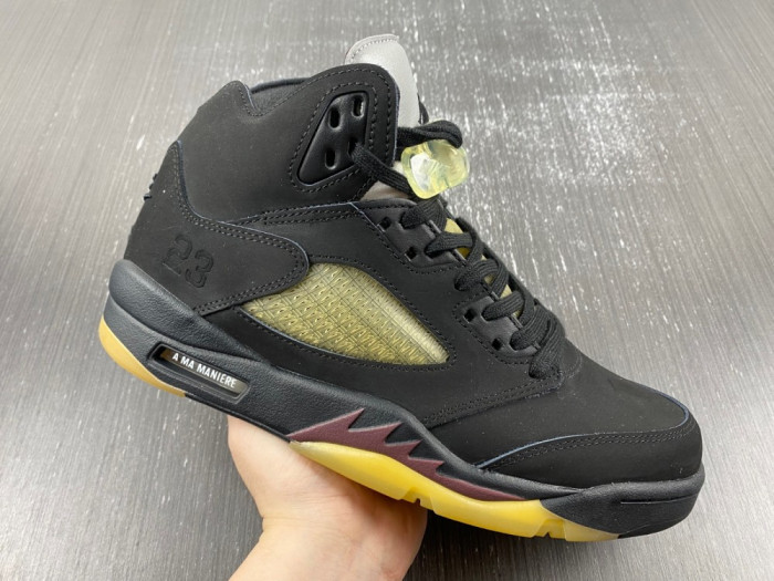 A Ma Maniére x Air Jordan 5 “Black” FD1330-001 - CCSHOES