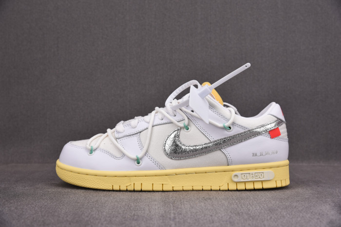 Nike Dunk Low Off-White Lot 1 DM1602-127 - CCSHOES