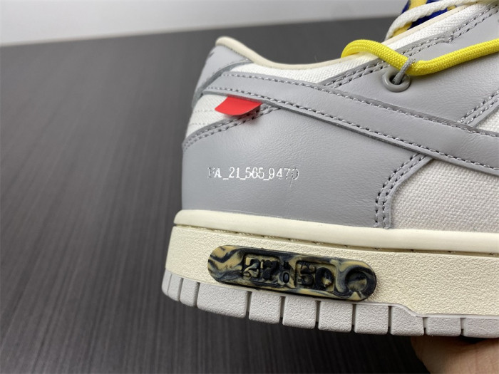 Nike Dunk Low Off-White Lot 27 DM1602-120 - CCSHOES