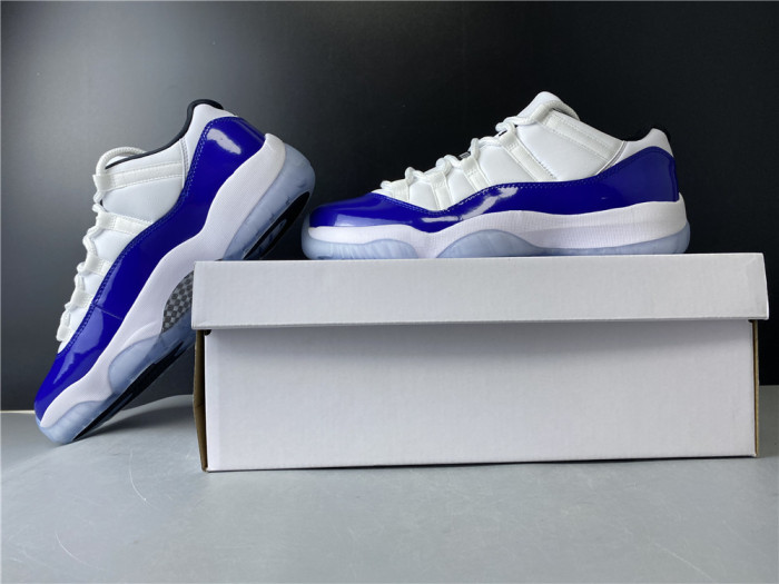 Air Jordan 11 Retro Low White Concord AH7860-100 - CCSHOES