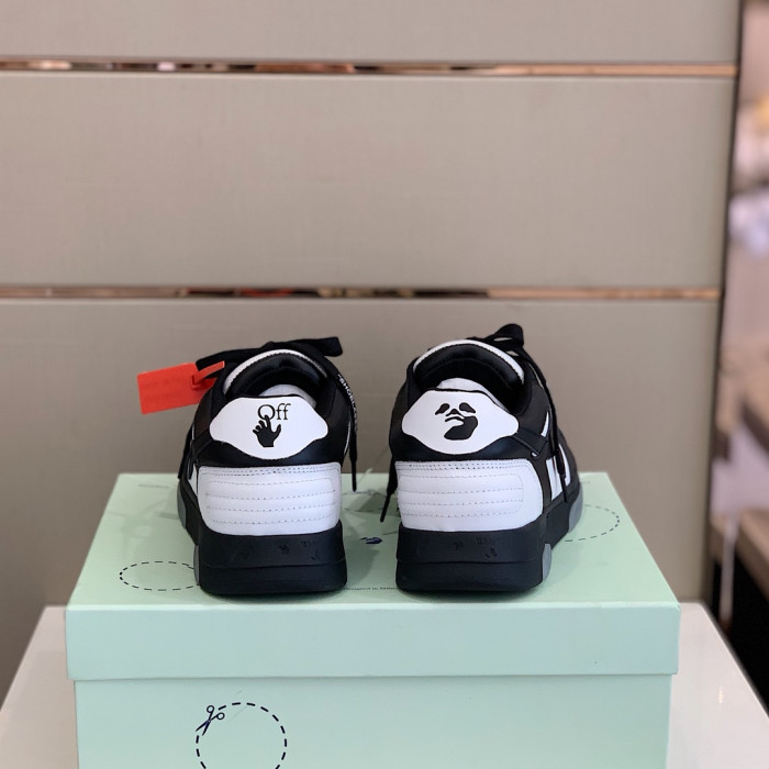 OFF WHITE™ C/O VIRGIL ABLOH OUT OF OFFICE LOW-TOP LEATHER SNEAKERS "OOO" - CCSHOES
