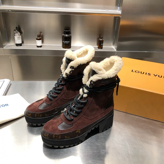LOUS VUITON LAUREATE PLATFORM DESERT BOOT - CCSHOES
