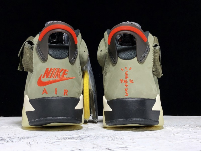 Travis Scott x Air Jordan 6 “Medium Olive” CN1084-200 - CCSHOES