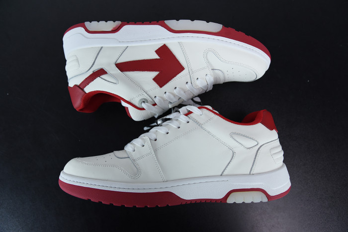 OFF WHITE™ C/O VIRGIL ABLOH OUT OF OFFICE LOW-TOP LEATHER SNEAKERS "OOO" - CCSHOES