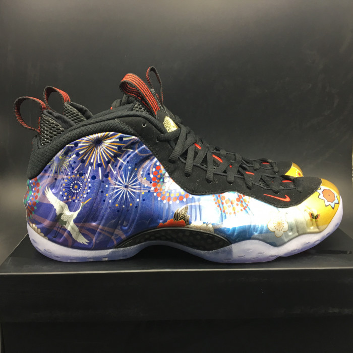 NIKE AIR FOAMPOSITE ONE LNY QS "LUNAR NEW YEAR 2018" AO7541-006 - CCSHOES