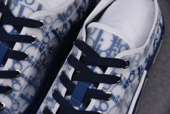 DR B23 Low Top Oblique Sneaker Blue - CCSHOES