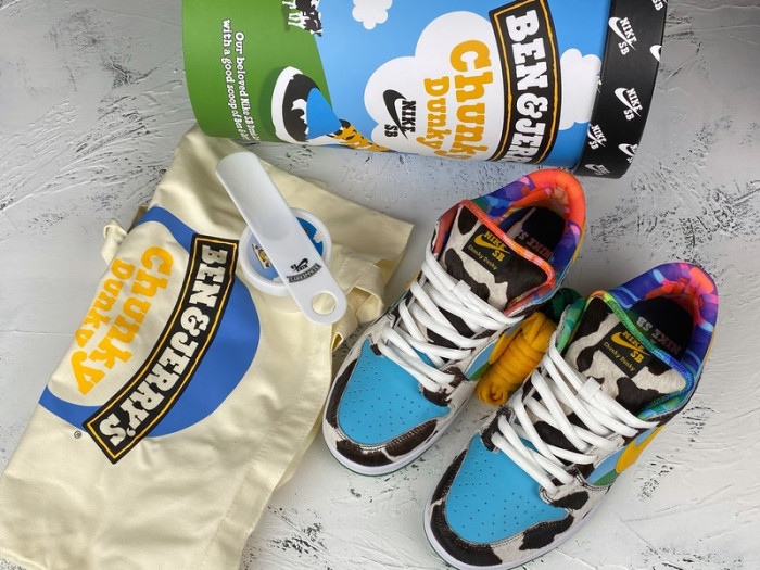 Nike SB Dunk Low Ben and Jerry's Chunky Dunky CU3244-100 - CCSHOES