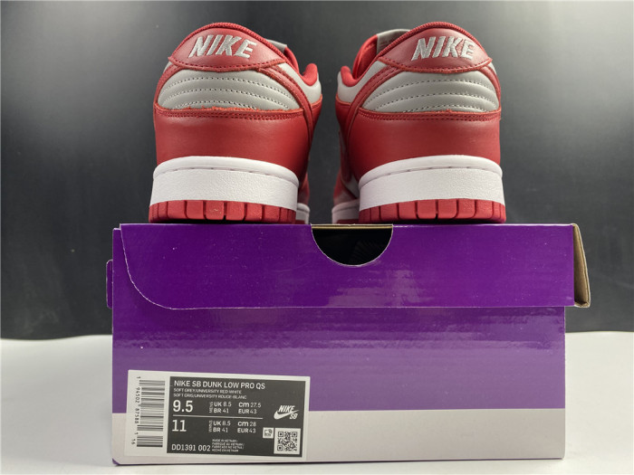 Nike Dunk Low Retro Medium Grey Varsity Red UNLV (2021) DD1391-002 - CCSHOES