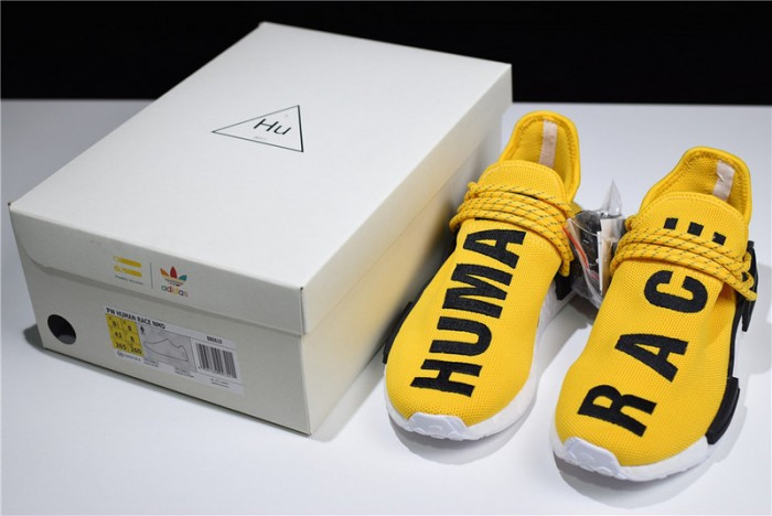 ADIDAS mens PW HUMAN RACE NMD "PHARRELL"yellow BB0619 - CCSHOES