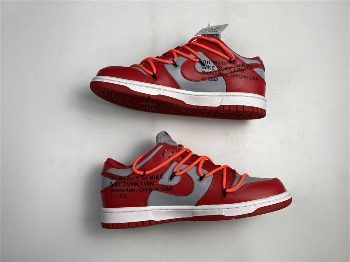 OFF-WHITE x Dunk Low 'University Red' CT0856-600 - CCSHOES