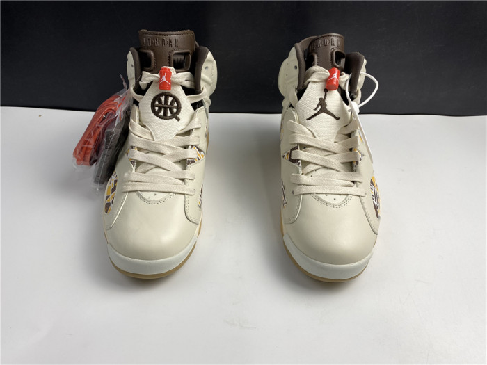 AIR Jordan 6 Retro Quai54 Sail Brown (2020) CZ4152-100 - CCSHOES