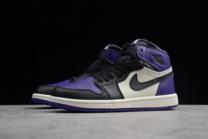 KIDS AIR JORDAN 1 RETRO HIGH OG 'COURT PURPLE' 555088-501 - CCSHOES