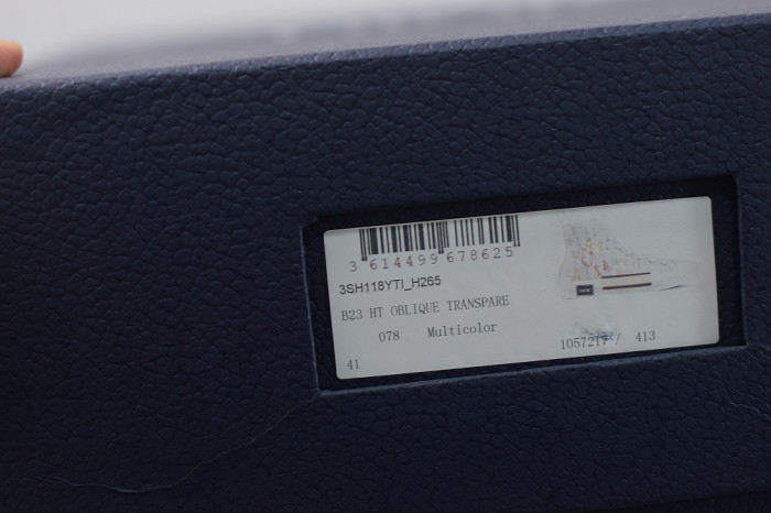 DR B23 OBLIQUE HIGH TOP SNEAKER“CD Ghosting” - CCSHOES