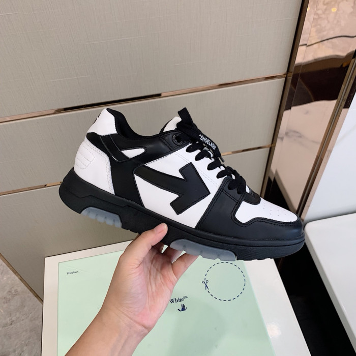 OFF WHITE™ C/O VIRGIL ABLOH OUT OF OFFICE LOW-TOP LEATHER SNEAKERS "OOO" - CCSHOES