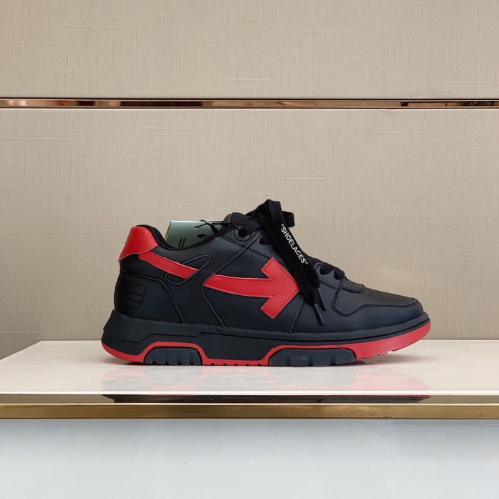 OFF WHITE™ C/O VIRGIL ABLOH OUT OF OFFICE LOW-TOP LEATHER SNEAKERS "OOO" - CCSHOES