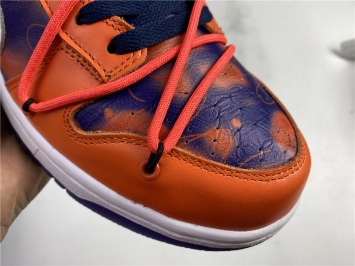 OFF-WHITE X NIKE SB DUNK LOW ORANGE PERPLE WHITE CT0856-801 - CCSHOES