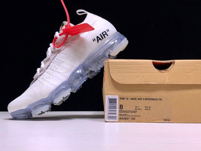 Off-White Nike Air VaporMax 2018 White AA3831-100 - CCSHOES