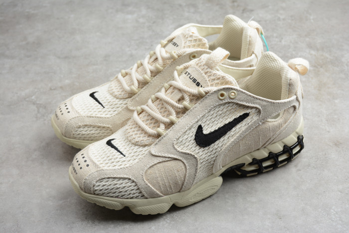 Nike Air Zoom Spiridon Cage 2 Stussy Fossil CQ5486-200 - CCSHOES