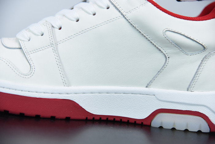 OFF WHITE™ C/O VIRGIL ABLOH OUT OF OFFICE LOW-TOP LEATHER SNEAKERS "OOO" - CCSHOES