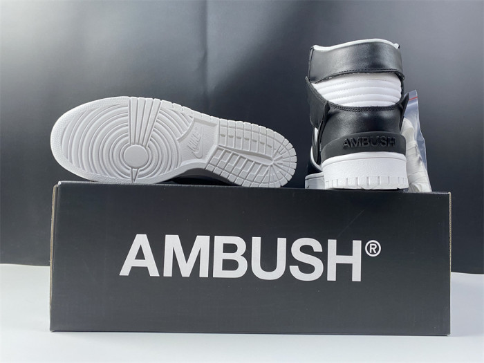 Nike Dunk High Ambush Black White CU7544-001 - CCSHOES