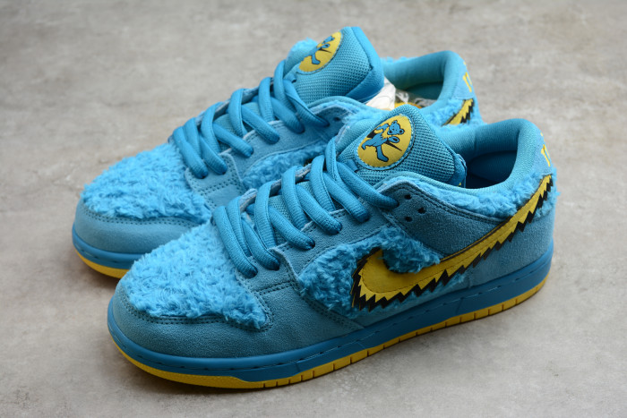 GRATEFUL DEAD NIKE SB DUNK LOW BLUE BEAR CJ5378-400 - CCSHOES