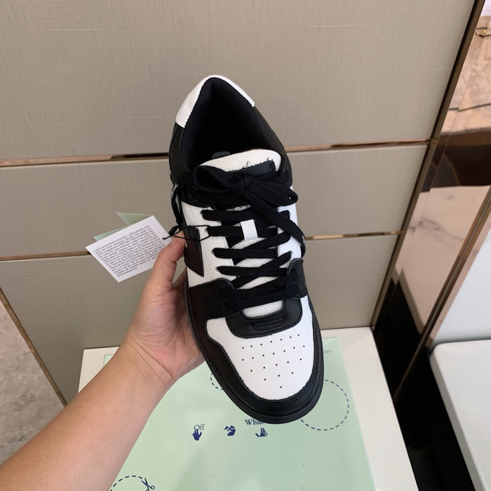 OFF WHITE™ C/O VIRGIL ABLOH OUT OF OFFICE LOW-TOP LEATHER SNEAKERS "OOO" - CCSHOES